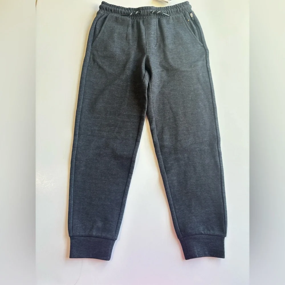BN5 Sonoma Charcoal Gray Kids‎ Fleece Joggers S8 Soft Warm School Pants NWT